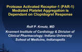 Protease Activated Receptor-1 (PAR-1) Mediated Platelet Aggregation is Dependant on Clopidogrel Response