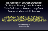 The Association Between Duration of Clopidogrel Therapy After Saphenous Vein Graft Intervention And Long-Term Death And Myocardial Infarction