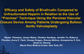 Efficacy and Safety of Bivalirudin Compared to Unfractionated Heparin in Relation to the Use of “Preclose” Technique Using the Perclose Vascular Closure Device Among Patients...