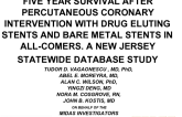 Five Year Survival After Percutaneous Coronary Intervention With Drug Eluting Stents And Bare Metal Stents In All-Comers. A New Jersey Statewide Database Study