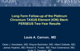Long-Term Follow-up of the Platinum Chromium TAXUS Element (ION) Stent: PERSEUS Two-Year Results.