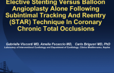 Elective Stenting after Subintimal Tracking and Reentry (Star) Technique in Coronary Chronic Total Occlusions.