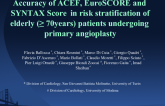 Accuracy of Acef, Euroscore and Syntax Score in Risk Stratification of Elderly (?70years) Patients Undergoing Primary Angioplasty.
