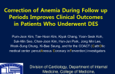 Correction of Anemia During Follow Up Periods Improves Clinical Outcomes In Patients Who Underwent Drug Eluting Stents