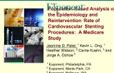 Population-based Analysis of the Epidemiology and Reintervention Rates of Cardiovascular Stenting Procedures:  A Medicare Study.