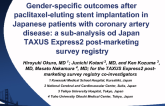 Gender-specific outcomes after paclitaxel-eluting stent implantation in Japanese patients with coronary artery disease: a sub-analysis of Japan TAXUS Express2 post-marketing...