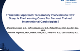 Transradial Approach To Coronary Interventions:How Steep Is The Learning Curve For Trained Interventional Cardiologists?