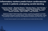 Inflammatory Markers Predict Future Cardiovascular Events in Patients Undergoing Carotid Stenting.