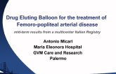 Clinical Evaluation of the IN.PACT Drug-eluting Balloon for Treatment of Femoro-popliteal Arterial Disease: Twelve Month Results from a Multicenter Italian Registry