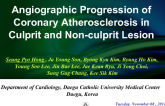 Angiographic progression of coronary atherosclerosis in Culprit and Non-culprit lesion