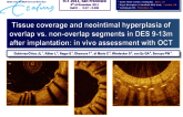 Tissue coverage and neointimal hyperplasia of overlap vs. non-overlap segments in drug-eluting stents 9-13 months after implantation: in vivo-assessment with optical coherence...