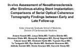 In-vivo Assessment of Neoatherosclerosis after Sirolimus-eluting Stent implantation: Comparisons of Serial Optical Coherence Tomography Findings between Early and Late Follow-up.