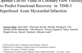 Optimal Cut-off Value of Coronary Flow Velocity to Predict Functional Recovery in TIMI-3 Reperfused Acute Myocardial Infarction