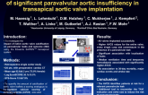 Aortic valve calcium scoring (AVCS) is a predictor of significant paravalvular aortic insufficiency in transapical aortic valve implantation