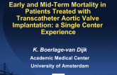 Pre-Procedural Predictors Of Early and Mid-Term Mortality In Patients Treated with Transcatheter Aortic Valve Implantation: a Single Center Experience.