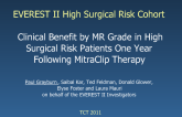 EVEREST II High Surgical Risk Cohort:  Clinical Benefit by MR Grade in High Surgical Risk Patients One Year Following MitraClip Therapy.