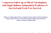 Long-term Follow-up of Mitral Valvuloplasty with Single Balloon. Independent Predictors of Survival and Event Free Survival