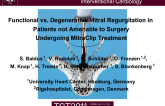 Functional vs. Degenerative Mitral Regurgitation in Patients not Amenable to Surgery Undergoing MitraClip Treatment.