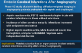 Insufficient Platelet Inhibition Related to Silent Embolic Cerebral Infarctions After Angiography