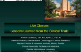 LAA Closure: The Watchman Devices, Lessons Learned from the Clinical Trials