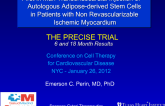 Adipose-Derived Cells for Chronic Ischemia: The PRECISE Trial