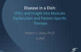 Disease in a Dish: Underlying Mechanisms of Myocyte Dysfunction