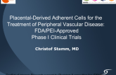 Placenta-Derived Cells for CLI