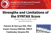 Strengths and Limitations of the Syntax Score