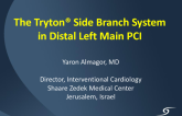 Dedicated Left Main Bifurcation Stents 2: Experience with the Tryton