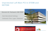Unprotected Left Main PCI in STEMI and NSTEMI