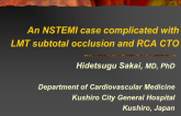 An NSTEMI Case Complicated with LMT Subtotal Occlusion and RCA CTO