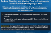 Platelet Function Measurement-Based Strategy to Reduce Bleeding and Waiting Time in Clopidogrel-Treated Patients Undergoing CABG