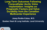 Long-Term Outcomes Following Transcatheter Aortic Valve Implantation: Insights on Prognostic Factors and Valve Durability from the Canadian Multicenter Experience