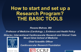 How to start and set up a Research Program? The Basic Tools