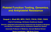 Platelet Function Testing, Genomics, and Antiplatelet Agent Resistance