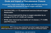 Provoked Exercise Desaturation in Patent Foramen Ovale and Impact of Percutaneous Closure