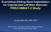 Everolimus-Eluting Stent Implantation for Unprotected Left Main Stenosis: