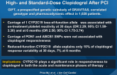 Influence of Genetic Polymorphisms on High- and Standard-Dose Clopidogrel After PCI