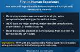 TAVR with the St. Jude Medical Portico Valve: First-in-Human Experience