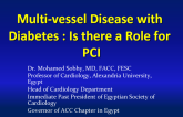 Multi-vessel Disease with Diabetes : Is there a Role for PCI