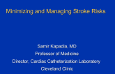 Minimizing and Managing Stroke Risks