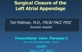 Outcomes of Surgical LAA Closure