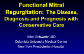 Functional MR: The Disease, Diagnosis, and Prognosis with Conservative Care