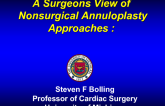 A Surgeons View of Nonsurgical Annuloplasty Approaches for Functional MR: It Isn't Pretty!
