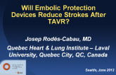 Will Cerebral Embolic Protection Devices Reduce Strokes After TAVR?