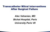 Transcatheter Mitral Interventions After Surgical Failure