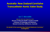 The Australia-New Zealand TAVR Registry