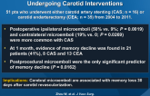 Prospective Neurocognitive Evaluation of Patients Undergoing Carotid Interventions