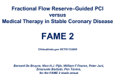 FFR-guided PCI versus Medical Therapy for Stable Cornary Disease