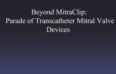 Beyond MitraClip: Parade of Transcatheter Mitral Valve Devices